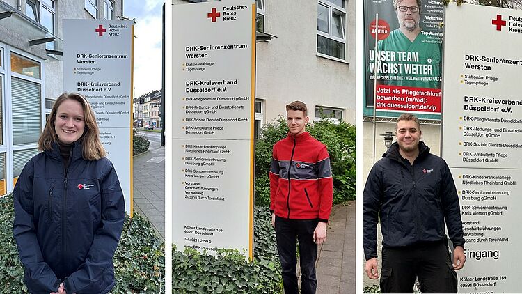 Team Haustuerwerbung Denise Kofler, Jan Jagla und Robert Schäfer vom Team Haustürwerbung